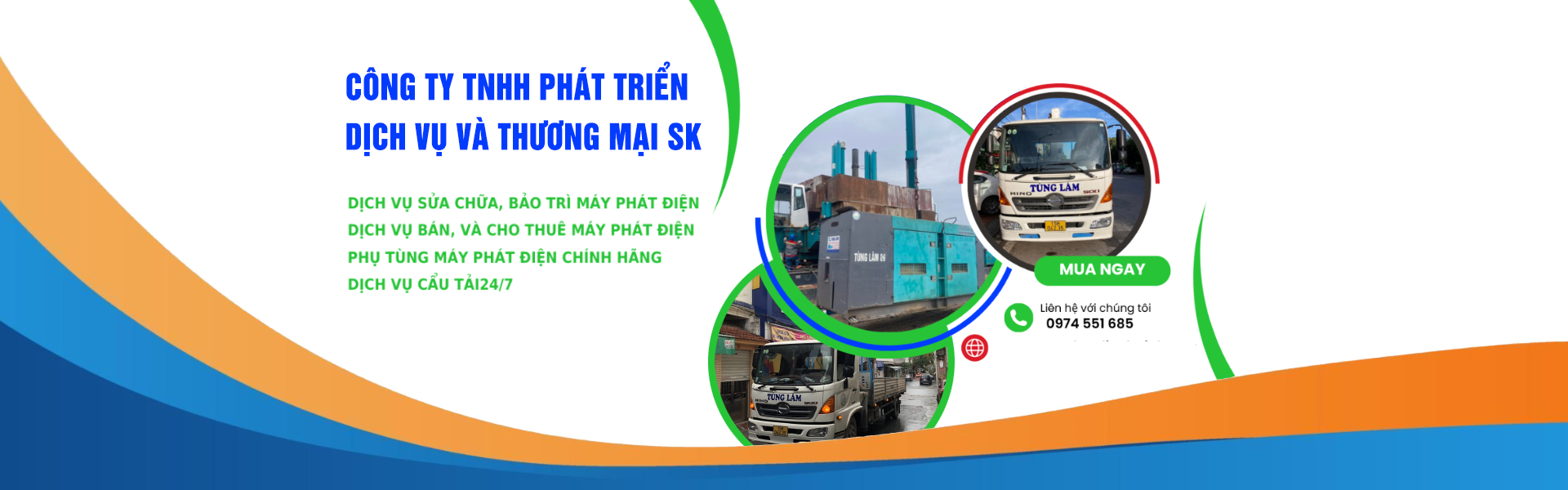 Cho thuê máy phát điện công nghiệp