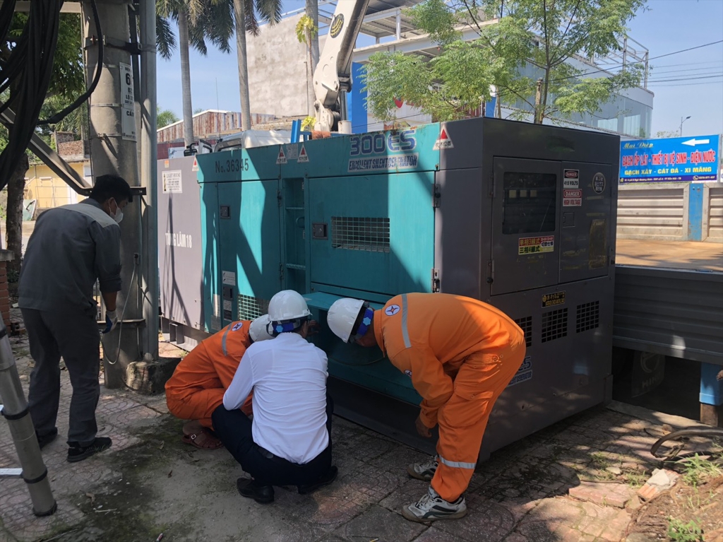 Cấp máy phát 300kva cho điện lực Huyện Tiền Hải, Tỉnh Thái Bình